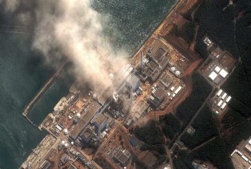 Aerial view of Fukushima courtesy of Fairewinds Energy Education