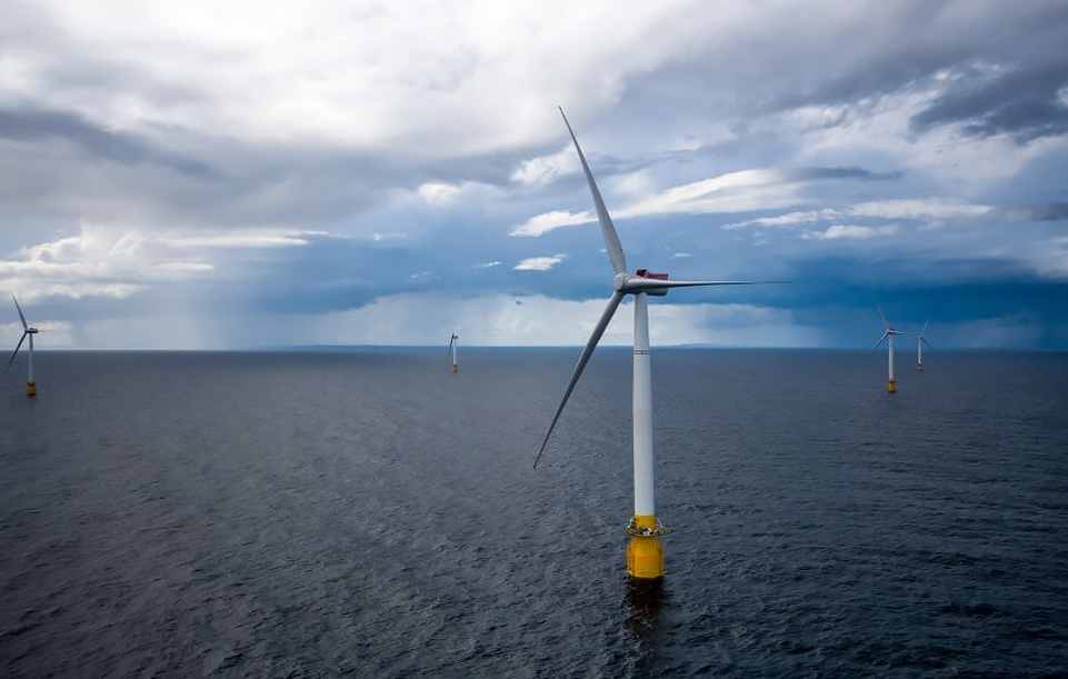 								 								 								 7MW Hywind Turbines off the coast of Scotland, by the Norwegian company, Equinor						