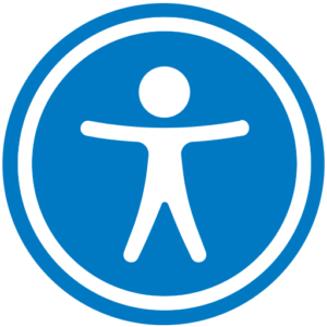 Example of UserWay button